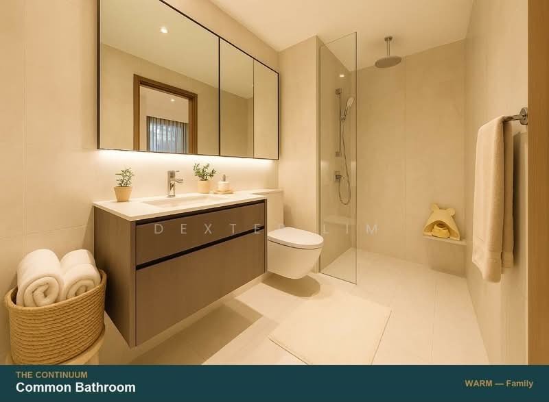 The Continuum, 6 Thiam Siew Avenue, 2 Bedrooms, 667 sqft, Condominium For Sale, by Dexter Lim, 500108885 - Bathroom - PropertyGuru.com.sg