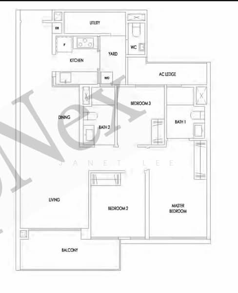 Treasure at Tampines, 57 Tampines Lane, 3 Bedrooms, 1,012 sqft, Condominium For Sale, by Janet Lee, 500108922 - PropertyGuru.com.sg