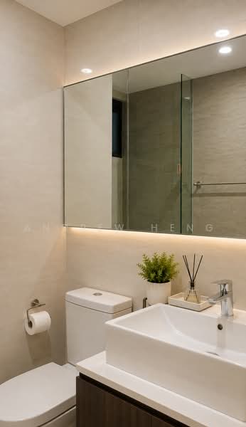 Riversound Residence, 1 Sengkang East Avenue, 3 Bedrooms, 1,220 sqft, Condominium For Rent, by Andrew Heng, 500108991 - Bathroom - PropertyGuru.com.sg