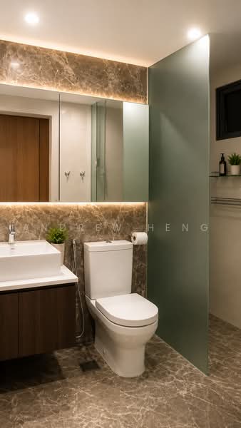 Riversound Residence, 1 Sengkang East Avenue, 3 Bedrooms, 1,220 sqft, Condominium For Rent, by Andrew Heng, 500108991 - Bathroom - PropertyGuru.com.sg