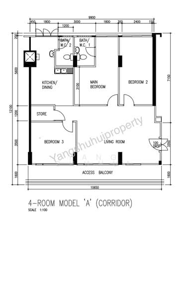 255 Bishan Street 22, 255 Bishan Street 22, 3 Bedrooms, 1,109 sqft, HDB Flat For Rent, by Yang Shuhui, 500109034 - PropertyGuru.com.sg
