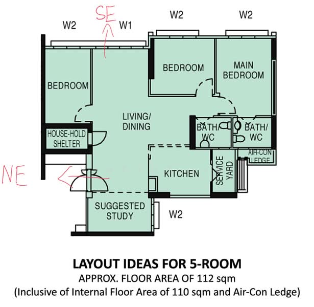 406A Northshore Drive, 406A Northshore Drive, 4 Bedrooms, 1,206 sqft, HDB Flat For Sale, by Vincent Lim, 500109051 - PropertyGuru.com.sg
