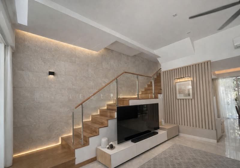 Cabana, 149 Sunrise Terrace, 4 Bedrooms, 3,038 sqft, Cluster House For Sale, by Leslie Lim, 500109067 - Living Room - PropertyGuru.com.sg