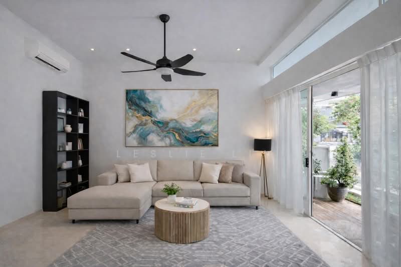 Cabana, 149 Sunrise Terrace, 4 Bedrooms, 3,038 sqft, Cluster House For Sale, by Leslie Lim, 500109067 - Living Room - PropertyGuru.com.sg