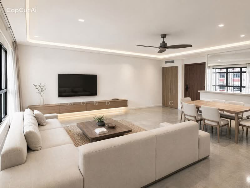 186C Rivervale Drive, 186C Rivervale Drive, 3 Bedrooms, 1,184 sqft, HDB Flat For Sale, by Desmond Lim Chen Fan, 500109078 - Living Room - PropertyGuru.com.sg