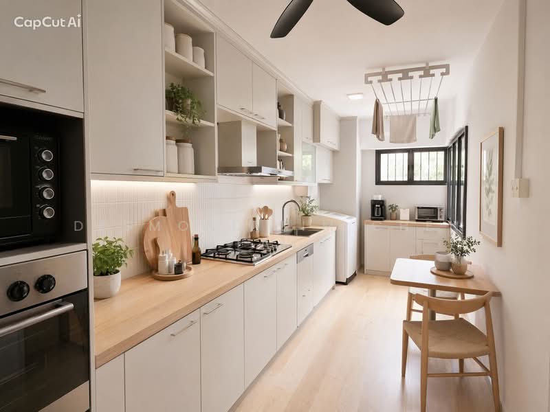 186C Rivervale Drive, 186C Rivervale Drive, 3 Bedrooms, 1,184 sqft, HDB Flat For Sale, by Desmond Lim Chen Fan, 500109078 - Kitchen - PropertyGuru.com.sg