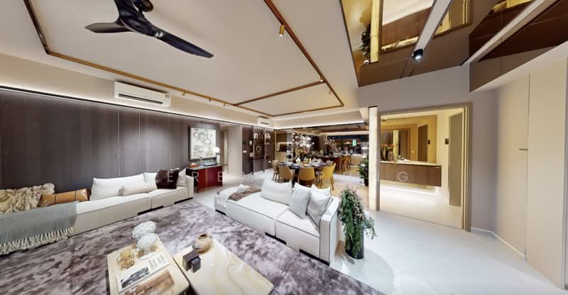 River Modern, River Galley Green, Orchard / River Valley, 4 Bedrooms, 1,830 sqft, Condominium For Sale, by Jereme Pung, 500109093 - Living Room - PropertyGuru.com.sg