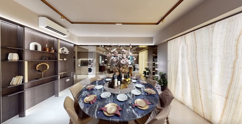 River Modern, River Galley Green, Orchard / River Valley, 4 Bedrooms, 1,830 sqft, Condominium For Sale, by Jereme Pung, 500109093 - Dining Room - PropertyGuru.com.sg
