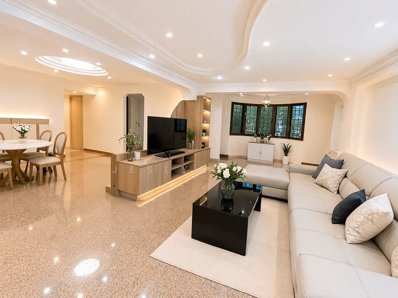 677 Choa Chu Kang Crescent, 677 Choa Chu Kang Crescent, 3 Bedrooms, 1,313 sqft, HDB Flat For Sale, by Jeslyn Lim, 500109119 - Living Room - PropertyGuru.com.sg