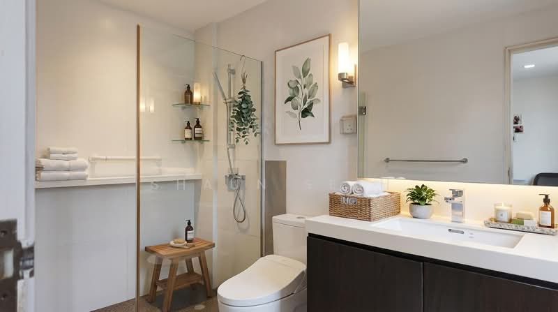 2.5-Storey Terrace | 5-Min Walk to Lorong Chuan MRT & CHIJ, Golden Hill Estate, 4 Bedrooms, 2,400 sqft, Terraced House For Sale, by Shaun Seah, 500109161 - Bathroom - PropertyGuru.com.sg