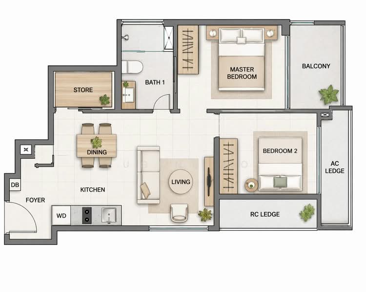 Urban Treasures, 205 Jalan Eunos, 2 Bedrooms, 646 sqft, Condominium For Sale, by Eugene Oo, 500109244 - PropertyGuru.com.sg