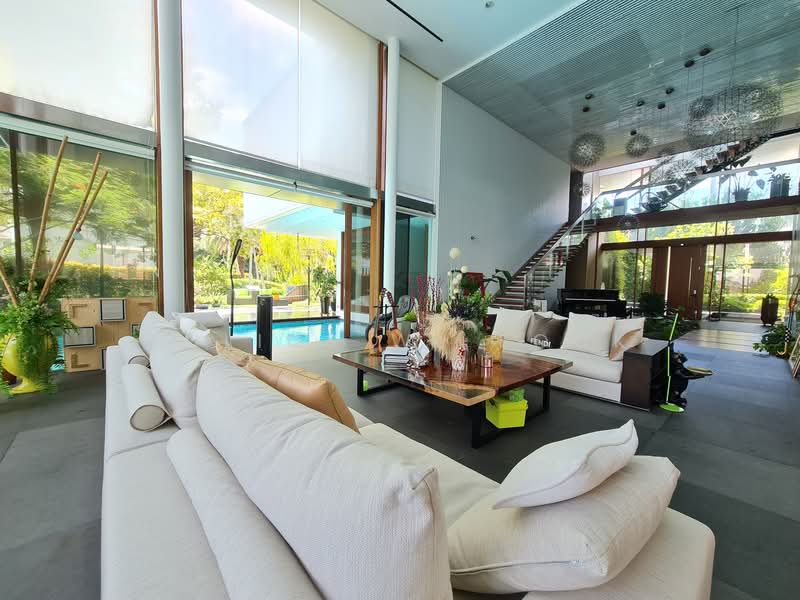 Sentosa Cove, Cove Way, 6 Bedrooms, 12,000 sqft, Detached House For Sale, by Julius WL Fock, 500109245 - Living Room - PropertyGuru.com.sg