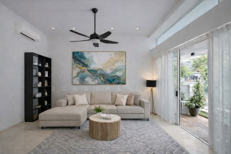 Cabana, 145A Sunrise Terrace, 4 Bedrooms, 3,046 sqft, Cluster House For Sale, by Jonathan Lok, 500109279 - Living Room - PropertyGuru.com.sg