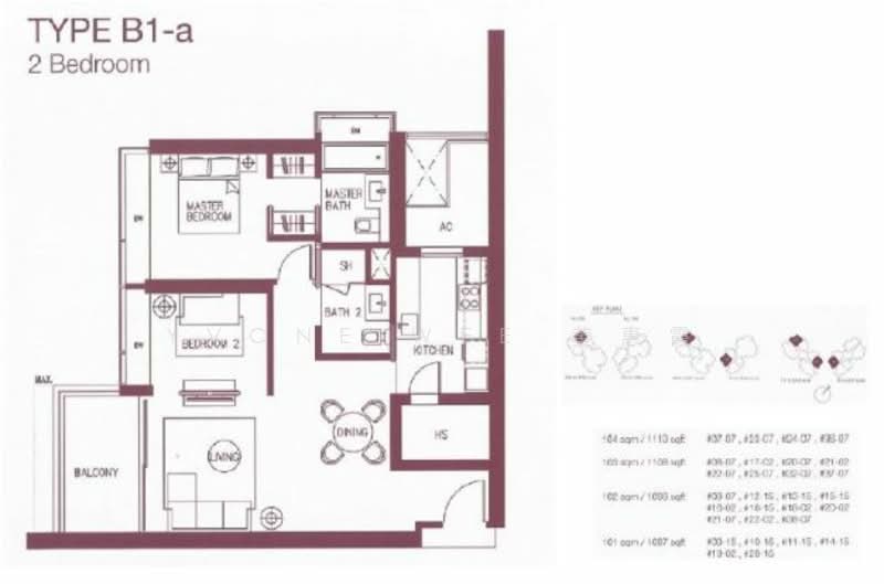 Concourse Skyline, 296 Beach Road, 2 Bedrooms, 1,119 sqft, Condominium For Sale, by Yvone Wee 黄惠霞, 500109290 - PropertyGuru.com.sg