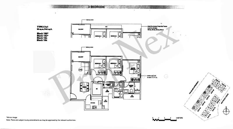 Westwood Residences EC, 184 Westwood Avenue, 3 Bedrooms, 947 sqft, Executive Condominium For Sale, by Arthur Sung, 500109322 - PropertyGuru.com.sg