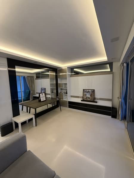 Watercolours, 25 Pasir Ris Link, 2 Bedrooms, 861 sqft, Executive Condominium For Rent, by James Poh, 500109339 - Living Room - PropertyGuru.com.sg