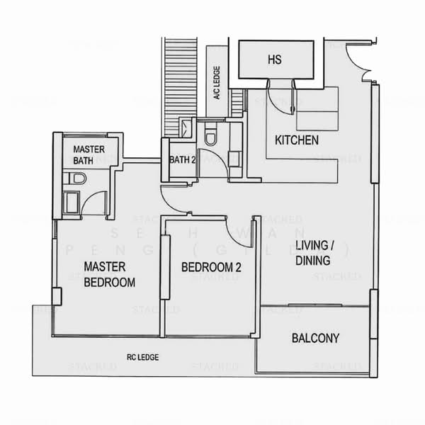 The Shore Residences, 81 Amber Road, 2 Bedrooms, 893 sqft, Condominium For Sale, by Seah Wan Peng (Gilda), 500109353 - PropertyGuru.com.sg