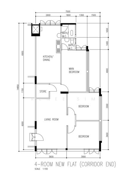 433 Ang Mo Kio Avenue 10, 433 Ang Mo Kio Avenue 10, 3 Bedrooms, 990 sqft, HDB Flat For Sale, by Renee Sim, 500109375 - PropertyGuru.com.sg