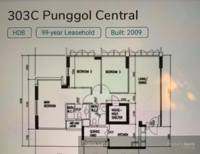 303C Punggol Central, 303C Punggol Central, 3 Bedrooms, 1,001 sqft, HDB Flat For Sale, by Johnson Ooi, 500109440 - PropertyGuru.com.sg