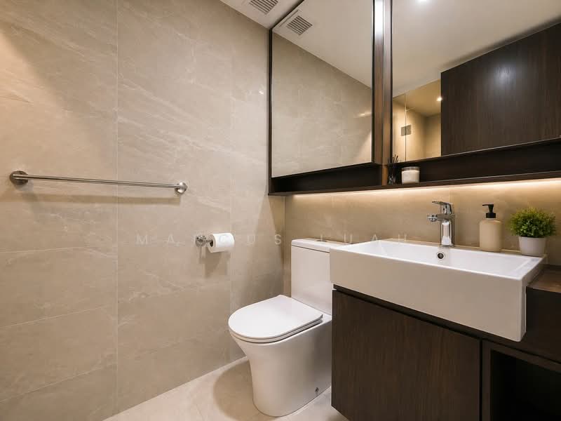 Riverfront Residences, 47 Hougang Avenue 7, 3 Bedrooms, 1,410 sqft, Condominium For Sale, by Marcus Luah, 500109449 - Bathroom - PropertyGuru.com.sg
