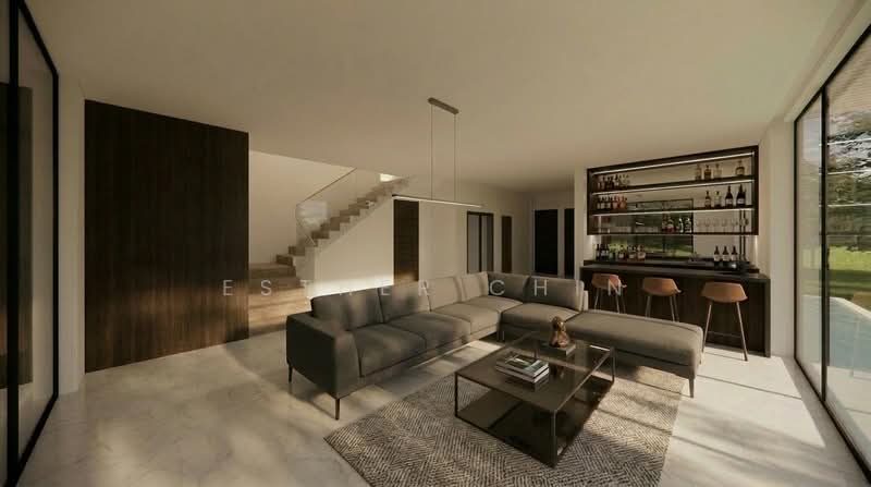 Brand New Corner Terrace @ Siglap D15, , 6 Bedrooms, 2,827 sqft, Corner Terrace For Sale, by Esther Chin, 500109459 - Living Room - PropertyGuru.com.sg