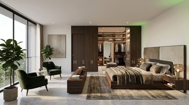 Brand New Corner Terrace @ Siglap D15, , 6 Bedrooms, 2,827 sqft, Corner Terrace For Sale, by Esther Chin, 500109459 - Master Bedroom - PropertyGuru.com.sg