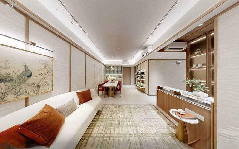 🏆SUPER WIDE FRONTAGE IN LIVING AND DINING 5 BEDROOM + STUDY @ BLOOMSBURY RESIDENCES🏆, , 5 Bedrooms, 1,668 sqft, Apartment For Sale, by Alvin Lee, 500109617 - Living Room - PropertyGuru.com.sg