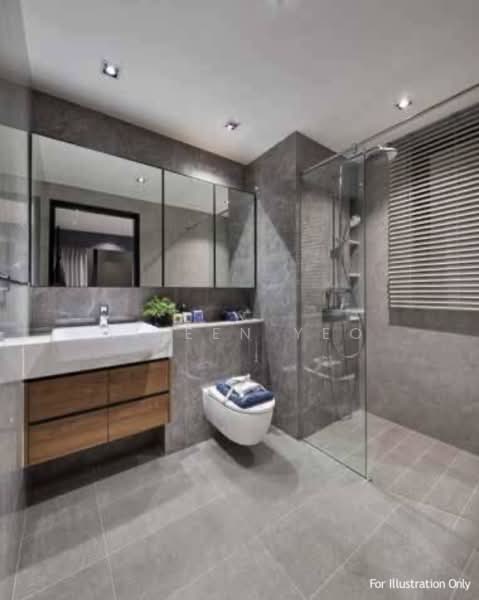 Blossoms By The Park, 9 Slim Barracks Rise, 3 Bedrooms, 1,044 sqft, Condominium For Sale, by Aileen Yeo, 500109740 - Bathroom - PropertyGuru.com.sg