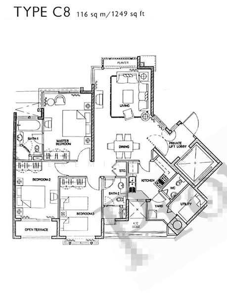 Caribbean at Keppel Bay, 46 Keppel Bay Drive, 3 Bedrooms, 1,249 sqft, Condominium For Rent, by Jeremias Teo, 500109760 - PropertyGuru.com.sg