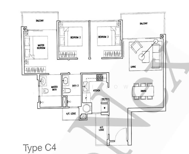 The Nautical, 93 Jalan Sendudok, 3 Bedrooms, 1,012 sqft, Condominium For Sale, by Tammi Low, 500109815 - PropertyGuru.com.sg