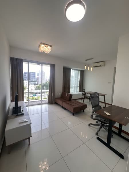 One Leicester, 1 Leicester Road, 2 Bedrooms, 958 sqft, Condominium For Rent, by Daniel Tan, 500109819 - Living Room - PropertyGuru.com.sg