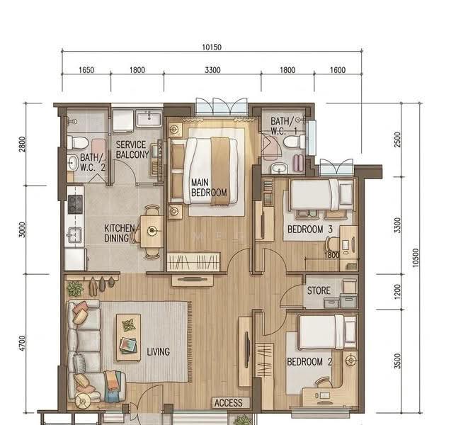 751 Woodlands Circle, 751 Woodlands Circle, Admiralty / Woodlands, 3 Bedrooms, 1,098 sqft, HDB Flat For Sale, by Meg Wong, 500109938 - PropertyGuru.com.sg