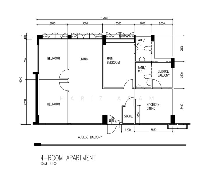 40 Cambridge Road, 40 Cambridge Road, 3 Bedrooms, 1,098 sqft, HDB Flat For Sale, by Hariz Adam, 500109958 - PropertyGuru.com.sg