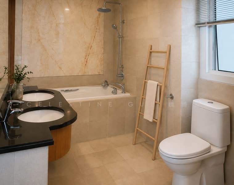 Cuscaden Residences, 26 Cuscaden Road, 3 Bedrooms, 1,485 sqft, Condominium For Sale, by Celestine Gui 魏绮霞, 500109980 - Bathroom - PropertyGuru.com.sg