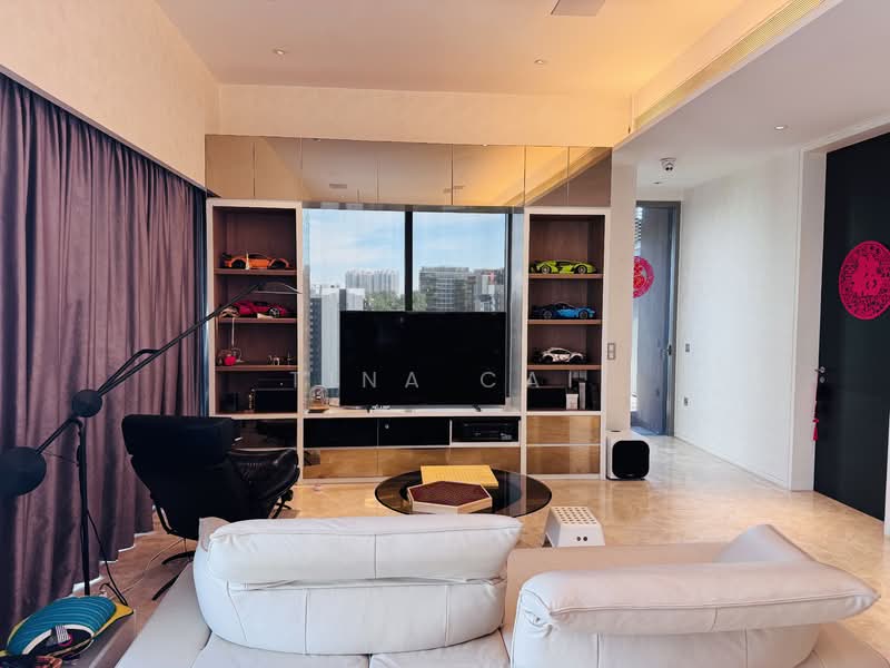 Leedon Residence, 6 Leedon Heights, 4 Bedrooms, 3,617 sqft, Condominium For Rent, by Tina Cai, 500110016 - Living Room - PropertyGuru.com.sg