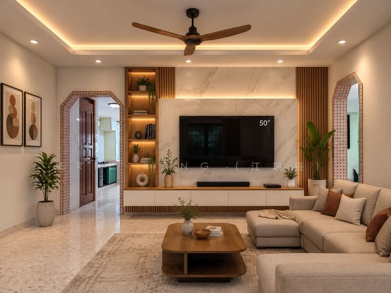 205 Marsiling Drive, 205 Marsiling Drive, 3 Bedrooms, 979 sqft, HDB Flat For Sale, by Eric KANG (江瑞裕), 500110023 - Living Room - PropertyGuru.com.sg