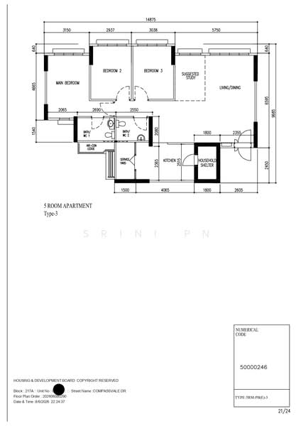 217A Compassvale Drive, 217A Compassvale Drive, 3 Bedrooms, 1,206 sqft, HDB Flat For Sale, by Srini PN, 500110077 - PropertyGuru.com.sg