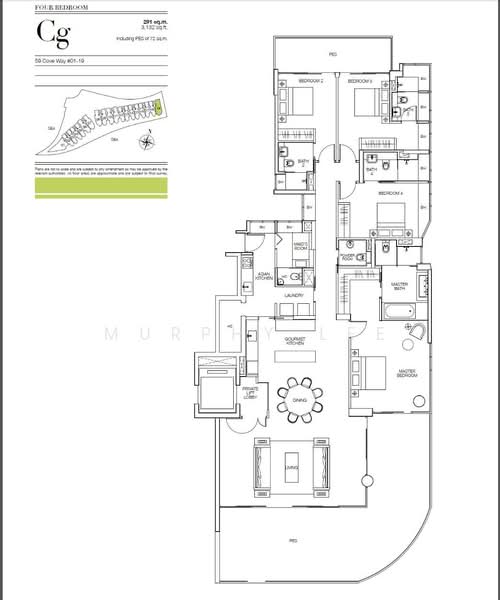 Seascape @ Sentosa Cove, 59 Cove Way, Harbourfront / Telok Blangah, 4 Bedrooms, 3,132 sqft, Condominium For Sale, by Murphy Lee, 500110177 - PropertyGuru.com.sg