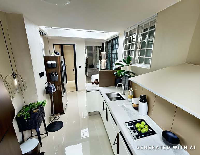 Sembawang Cottage, 369 Sembawang Road, 2 Bedrooms, 1,001 sqft, Apartment For Sale, by Ng Wei Jie, 500110219 - Kitchen - PropertyGuru.com.sg