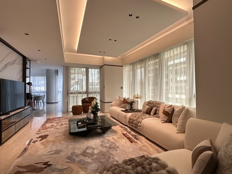 One Shenton, 1 Shenton Way, 4 Bedrooms, 7,040 sqft, Condominium For Sale, by Jeremy Lee, 500110274 - Living Room - PropertyGuru.com.sg