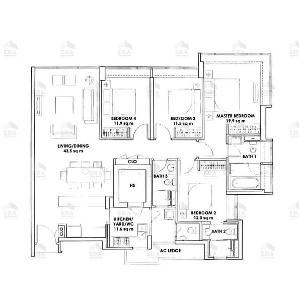 City Square Residences, 14 Kitchener Link, 4 Bedrooms, 1,518 sqft, Condominium For Sale, by Novell Tan, 500110297 - PropertyGuru.com.sg