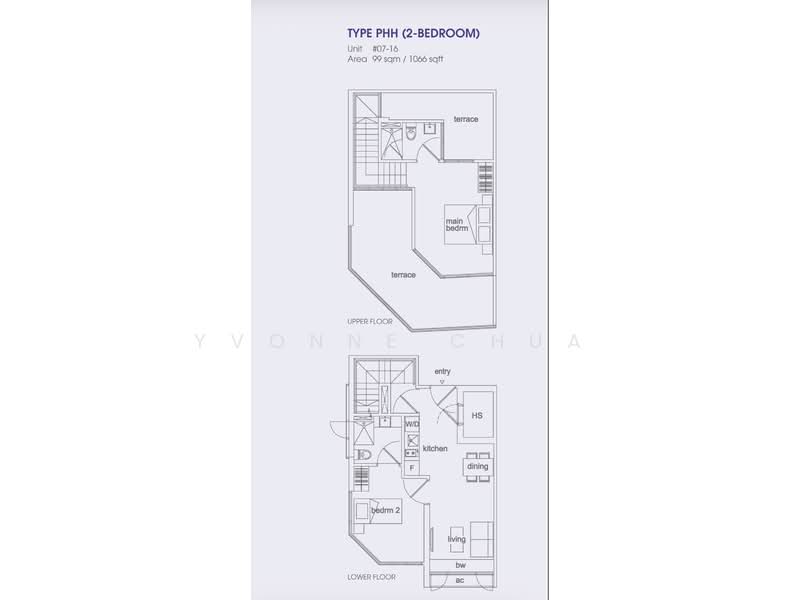 RV Edge, 2 Shanghai Road, 2 Bedrooms, 1,066 sqft, Condominium For Sale, by Yvonne Chua, 500110333 - PropertyGuru.com.sg