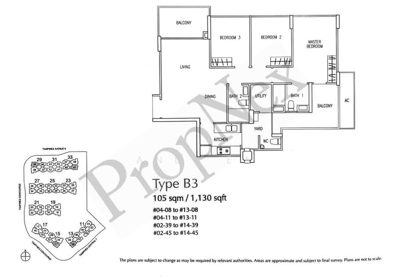 The Tampines Trilliant, 21 Tampines Central 7, 3 Bedrooms, 1,130 sqft, Executive Condominium For Sale, by Andy Ea, 500110354 - PropertyGuru.com.sg