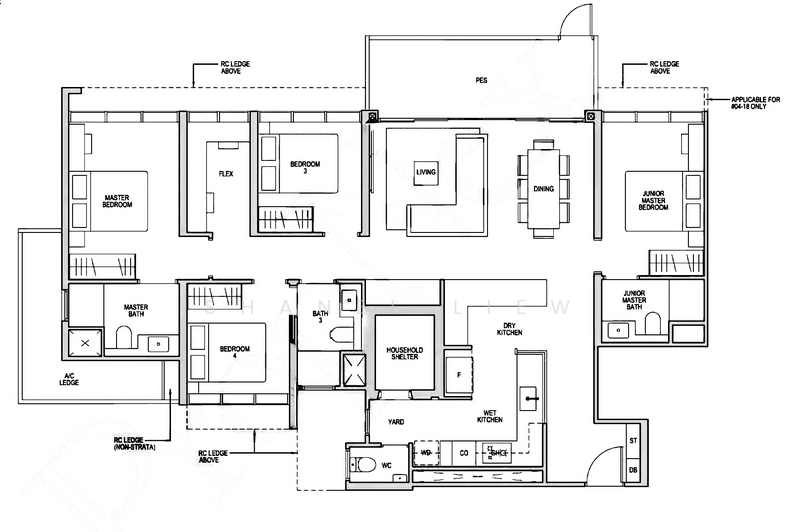 Lentor Modern, 5 Lentor Central, 4 Bedrooms, 1,528 sqft, Condominium For Sale, by Shanel Liew, 500110355 - PropertyGuru.com.sg