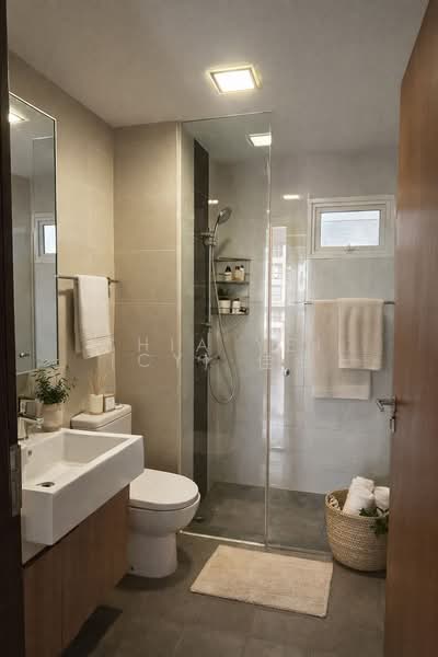 Watercolours, 25 Pasir Ris Link, Room Rental, 100 sqft, Executive Condominium For Rent, by Chia Yei (CY) 佳业, 500110369 - Bathroom - PropertyGuru.com.sg