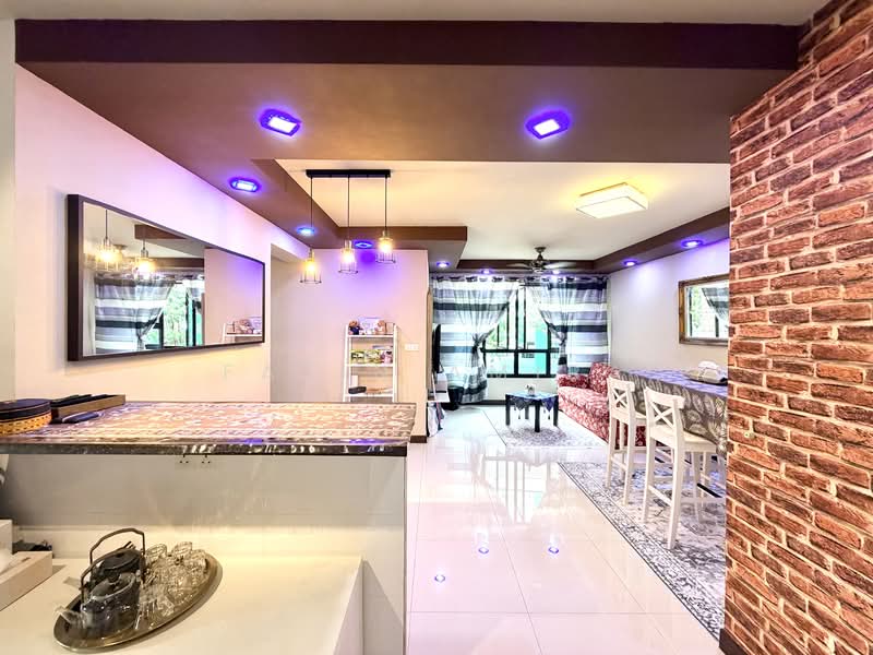 120B Punggol Edge, 120B Edgedale Plains, 3 Bedrooms, 1,001 sqft, HDB Flat For Sale, by Fatin Amira, 500110387 - Living Room - PropertyGuru.com.sg