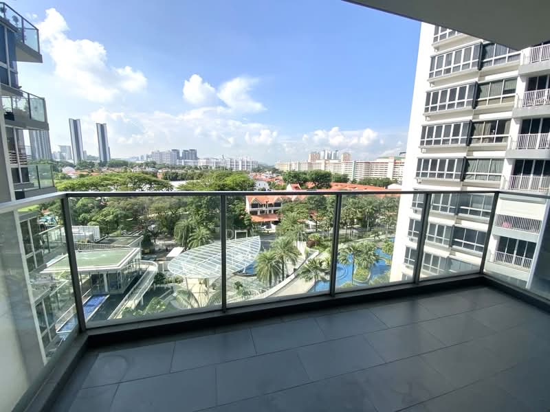 The Parc Condominium, 3 West Coast Walk, 3 Bedrooms, 1,421 sqft, Condominium For Rent, by Jade Ang, 500110398 - Balcony - PropertyGuru.com.sg
