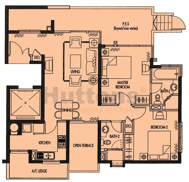 Caribbean at Keppel Bay, 46 Keppel Bay Drive, 2 Bedrooms, 1,130 sqft, Condominium For Rent, by Daniel Ong, 500110407 - PropertyGuru.com.sg