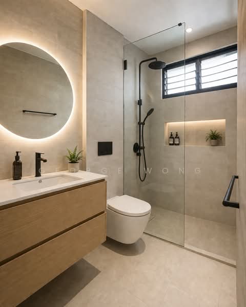 101 Serangoon North Avenue 1, 101 Serangoon North Avenue 1, 3 Bedrooms, 980 sqft, HDB Flat For Sale, by George Wong, 500110447 - Bathroom - PropertyGuru.com.sg