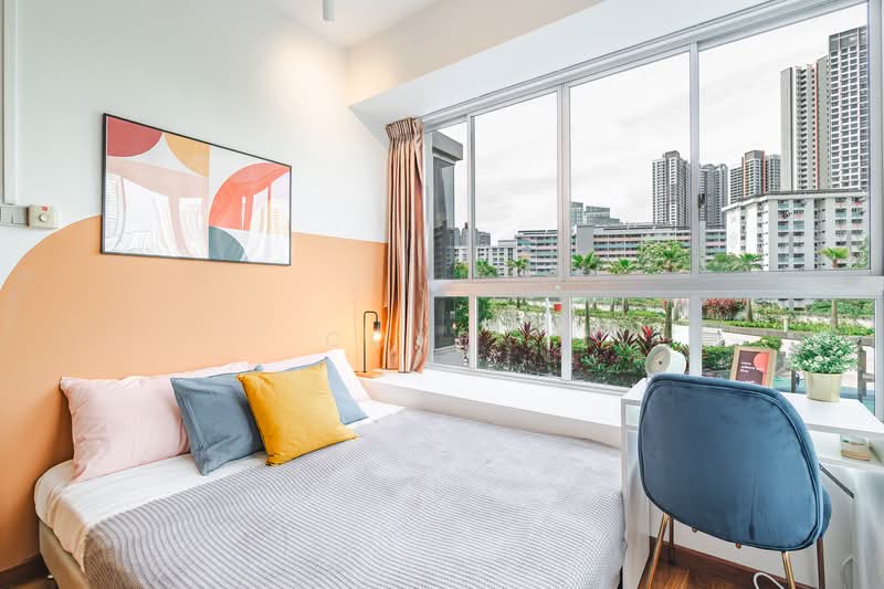 The Parc Condominium, 3 West Coast Walk, Room Rental, 134 sqft, Condominium For Rent, by Cove, 500110454 - Green room - PropertyGuru.com.sg